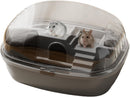 Hamster Cage with Transparent Top for Hamsters, Mice, Gerbils, and Rats (Color May Vary)