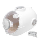 Space Capsule Pet Carrier for Cats & Small Dogs (White)