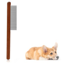 Wooden Handle Grooming Comb for Small & Medium Pets (Small)