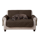 Reversible Pet Sofa Cover for Dogs & Cats (Brown)