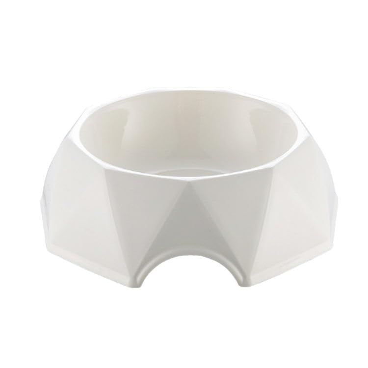 Durable Plastic Pet Food & Water Bow for Small, Medium & Large Pets (Large)