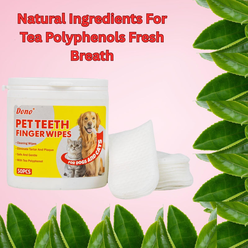 Dental Care Finger Wipes for Dogs & Cats