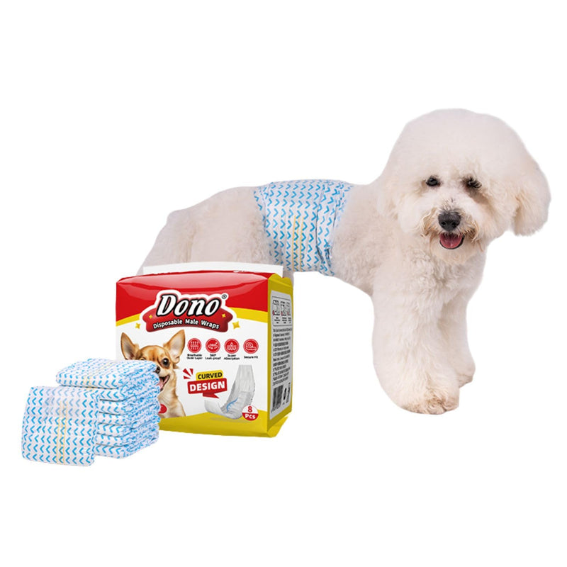Disposable Diapers for Male Dogs XS (15-33Cm)