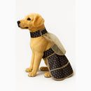 Lehenga Choli with Dupatta Indian Outfit for Female Pets ( Navy Blue )