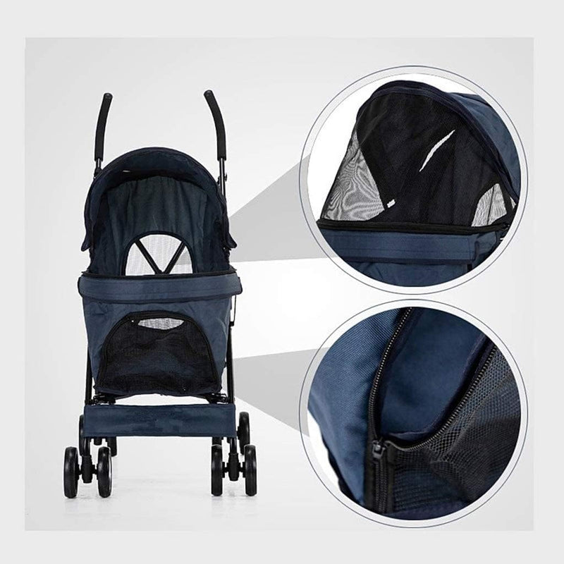 Disabled Dog Pushchair: Double Pet Stroller