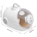 Space Capsule Pet Carrier for Cats & Small Dogs (White)