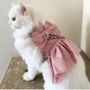 Cat Harness Dress with Bow