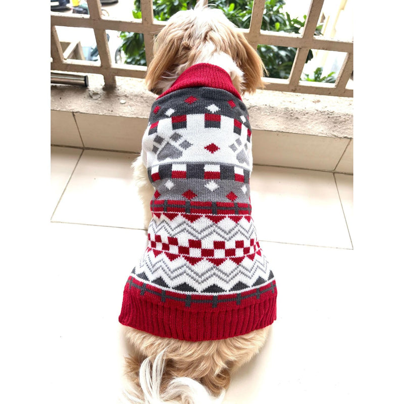 Winter Sweater For Dogs and Cats ( Maroon )