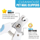 Pet Nail Clippers for Dogs & Cats (Multi Color)