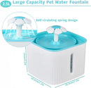 Cat Water Fountain For Small Pets 2.5L