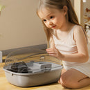 Hamster Cage with Transparent Top for Hamsters, Mice, Gerbils, and Rats (Color May Vary)