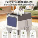 Covered Cat Litter Box for Indoor Cats