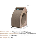 Scratching Board with Tunnel For Cat