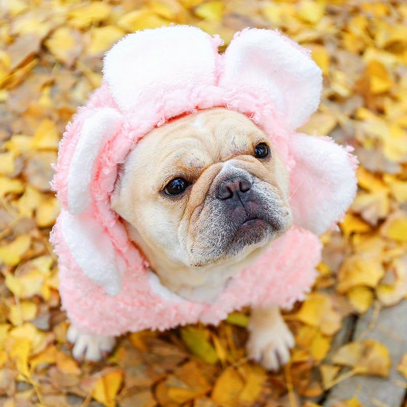 Premium Winter Hoodies Jacket For Dog & Cat ( Light Pink )