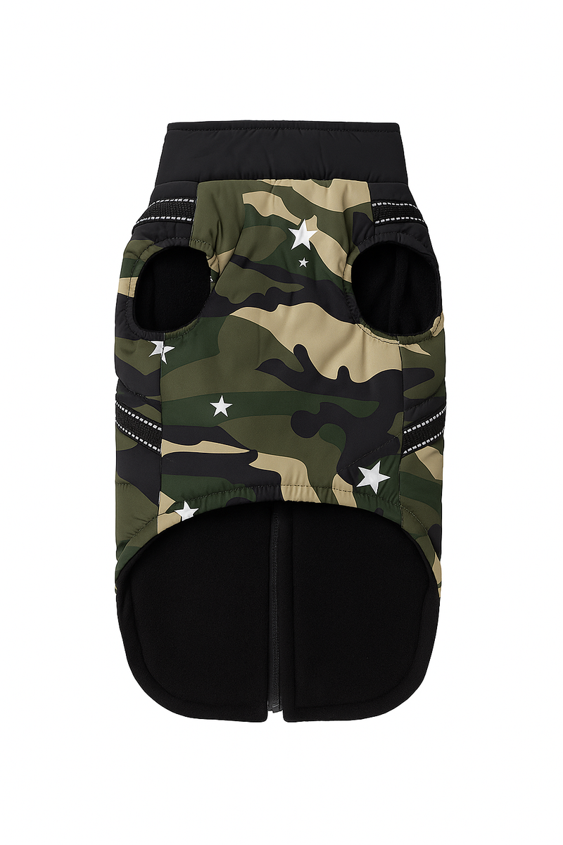 Winter Dog Jacket with Harness for Dogs