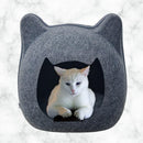 Cozy Cat Bed with Cat Face Design Ideal for Cats and Small Pets
