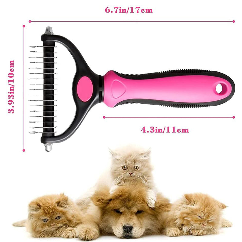 Pet Dematting Rake Comb for Dogs and Cats