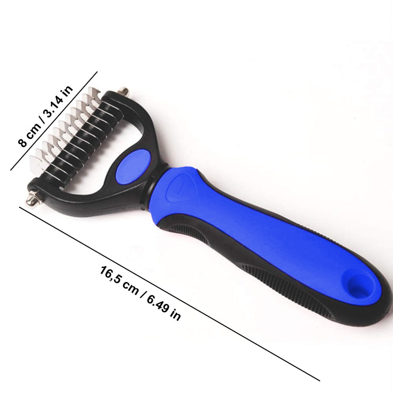 Pet Dematting Rake Comb for Dogs and Cats