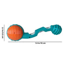 Hide 'n Seek Tug-O-Rope Squeaky Dog Chew Toy