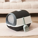 Enclosed Cat Litter Box Indoor Cats