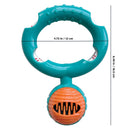 Interactive Treat Dispensing Squeaky Dog Toy for Tough Chewers