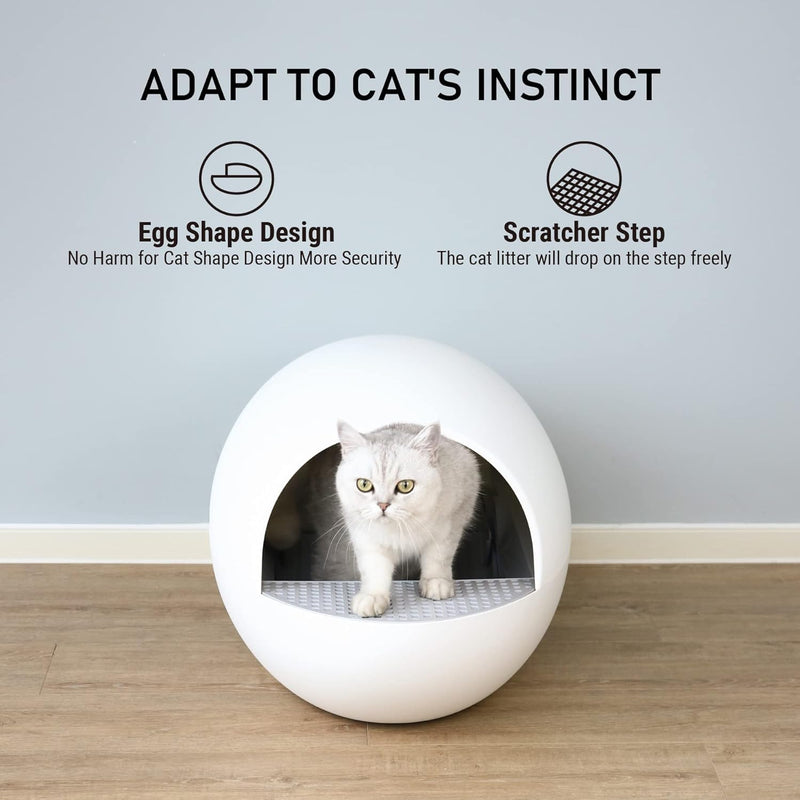 Automatic Self-Cleaning Cat Litter Box Suitable for All Cats