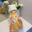 Floral Print Summer Frock for Dogs and Cats
