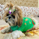 Dog Sweater - Gingerbread Man Design