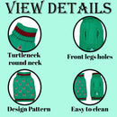 Dog Sweater - Gingerbread Man Design