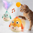 Interactive Cat Toy with Feather & Sound for Cats & Kittens
