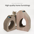 Scratching Board with Tunnel For Cat