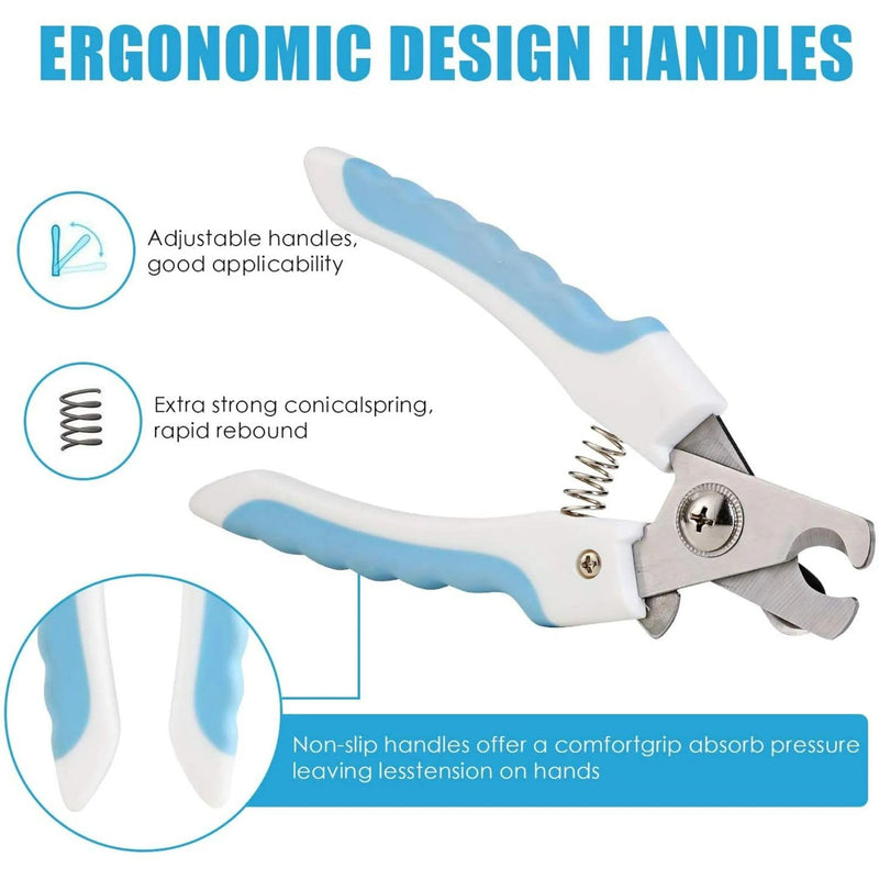 Pet Nail Clippers for Dogs & Cats (Multi Color)