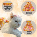 Floral Print Summer Frock for Dogs and Cats