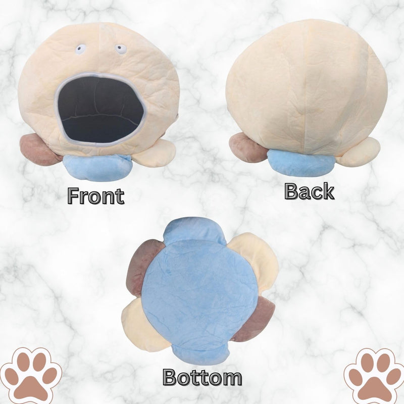 Cozy Plush Cartoon Bed House for Cats, Small Dogs & Small Animals