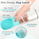 Portable Dog Water Bottle with Food Storage Box & Travel Bag