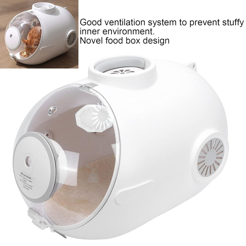 Space Capsule Pet Carrier for Cats & Small Dogs (White)