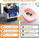 Covered Cat Litter Box for Indoor Cats