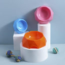 Durable Plastic Pet Food & Water Bow for Small, Medium & Large Pets (Large)