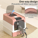 Covered Cat Litter Box for Indoor Cats