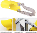 Silicone Duck-Bill Muzzle for Small Dogs (S: 9cm/Yellow)