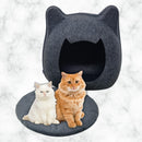 Cozy Cat Bed with Cat Face Design Ideal for Cats and Small Pets