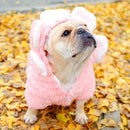 Premium Winter Hoodies Jacket For Dog & Cat ( Light Pink )