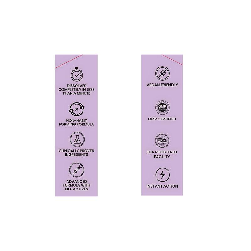 Natural Anxiety Relief with Melatonin & L-Theanine 30 Dissolving Strips for Dogs & Cats