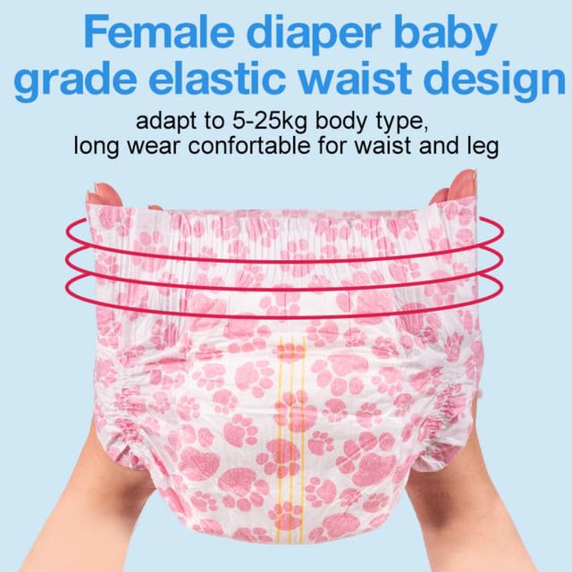Disposable Diapers for Female Dogs XXXL (44-70Cm)