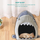 Shark Shape Bed House for Cats, Small Dogs & Small Animals