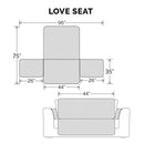 Reversible Pet Sofa Cover for Dogs & Cats (Brown)