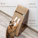 Premium Reversible Wedge-Shaped Scratcher for Indoor Cats