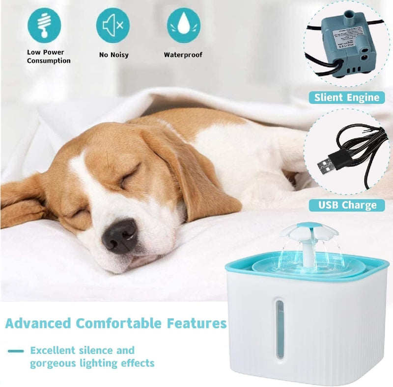 2.5L Cat Water Fountain For Small Pets