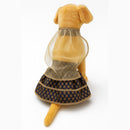 Lehenga Choli with Dupatta Indian Outfit for Female Pets ( Navy Blue )