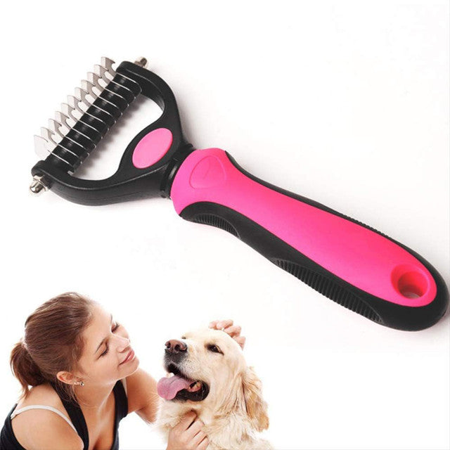 Pet Dematting Rake Comb for Dogs and Cats